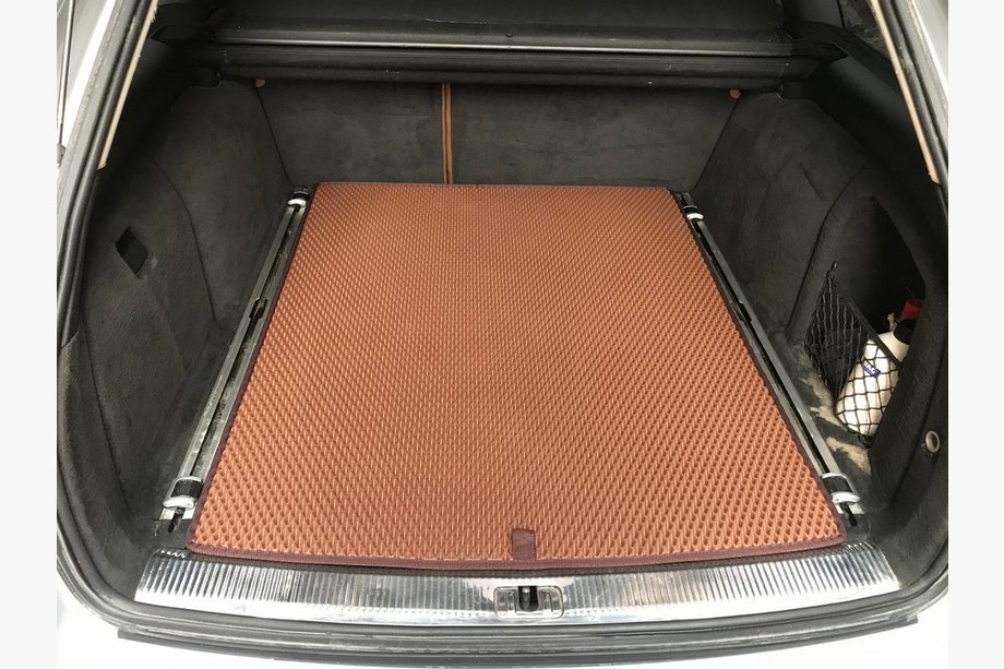 Audi A6 C6 2004-2011 EVA trunk mat (Avant, brick red) Image