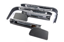 Toyota Land Cruiser 200 2007-2021 Plastic illuminated door sills (black) photo 1