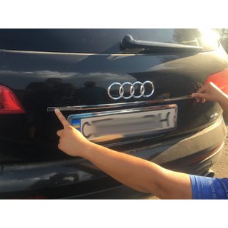 Chrome trim above license plate Carmos (stainless steel) Audi Q7 2005-2015 photo 1