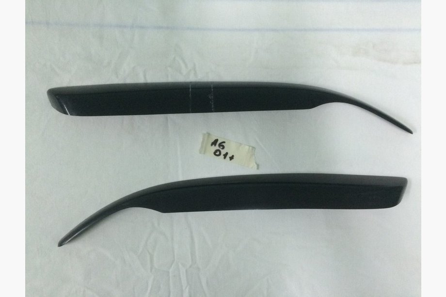 Audi A6 C5 2001-2004 Headlight Eyelids (2 pcs, primed) Image