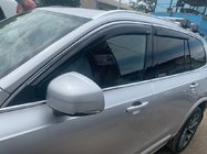 Volvo XC90 2015- Window deflectors with chrome strip (4 pcs, HIC) photo 8