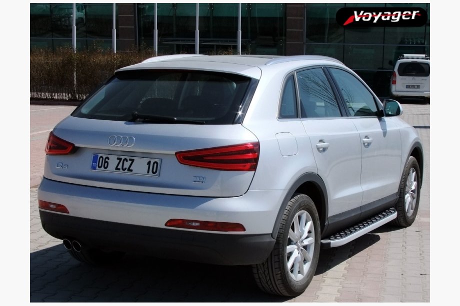 Audi Q3 2011-2019 Side Steps BlackLine (2 pcs, Aluminum) Image