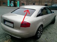 Audi A6 C5 2001-2004 Clearance! Spoiler cover (fiberglass, primed for painting) photo 1