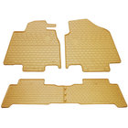 Audi Q7 2005-2015 Beige Rubber Floor Mats (4 pcs, Stingray Premium) photo 1
