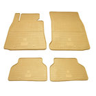 BMW 5 Series E39 1996-2003 Beige Rubber Floor Mats (4 pcs, Stingray Premium) photo 1