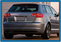 Audi A3 2012-2020 Trunk trim stainless steel photo 2