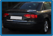Audi A4 B8 2007-2015 Trunk Trim Stainless Steel (Sedan) Carmos - Turkish Stainless Steel photo 1