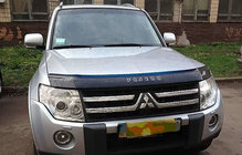Mitsubishi Pajero Wagon IV 2006-2021 Hood Deflector (VIP) photo 1