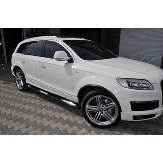 Side Pipes (2 pcs, Stainless Steel) Audi Q7 2005-2015 photo 1
