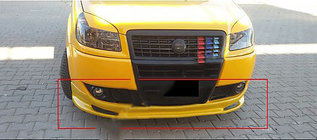 Fiat Doblo I 2005-2010 Front lower lip spoiler (primed) photo 1