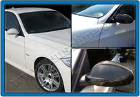 BMW 3 Series E90/E91 2005-2011 Mirror Covers 2005-2008 (2 pcs, Real Carbon) photo 2