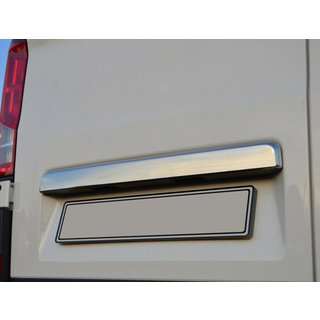 Trim above license plate (without camera, stainless steel) photo 1