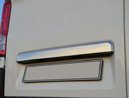 Volkswagen Crafter 2016- Trim above license plate (without camera, stainless steel) Carmos - Turkish Stainless Steel photo 1