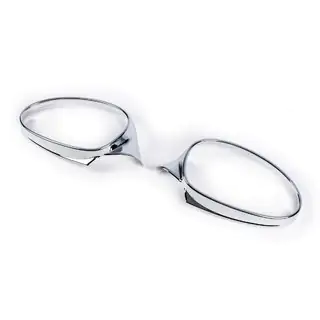 Chrome Mirror Covers 2005-2008 (2 pcs, ABS) BMW 3 Series E90/E91 2005-2011 photo 2