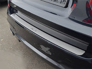 BMW X3 E83 2003-2010 Rear Bumper Protector Nataniko (2006-2010, Stainless Steel) photo 1