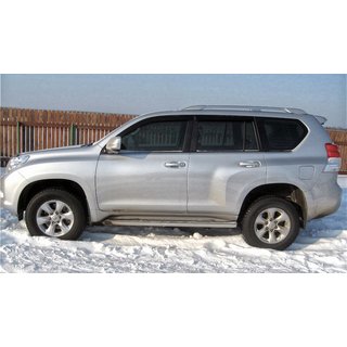Roof Rails Original Design (Silver, 2 pcs) Toyota Land Cruiser Prado 150 2009-2023 photo 4
