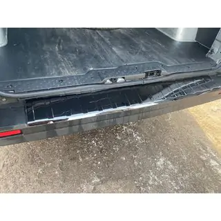 Rear Bumper Protector Black Chrome (Stainless Steel) photo 2