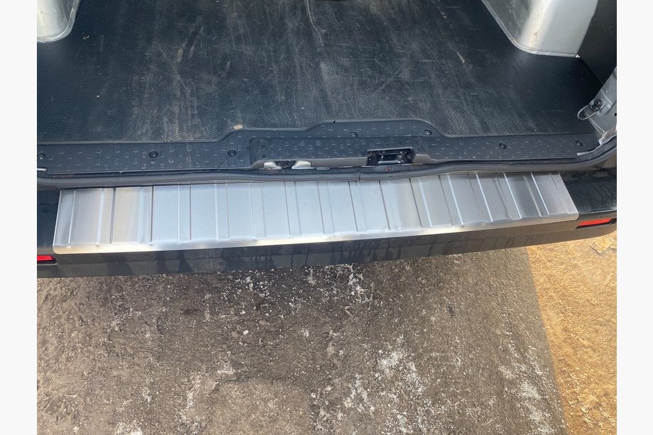 Renault Trafic 2015- Rear Bumper Protector OmsaLine Stainless Steel Photo 3