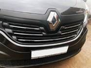 Renault Trafic 2015- Chrome Grille Covers 2015-2019 (5 pcs, stainless steel) OmsaLine - Italian Stainless Steel photo 1