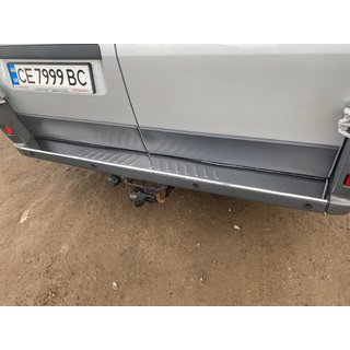 Rear bumper protector stainless steel photo 3
