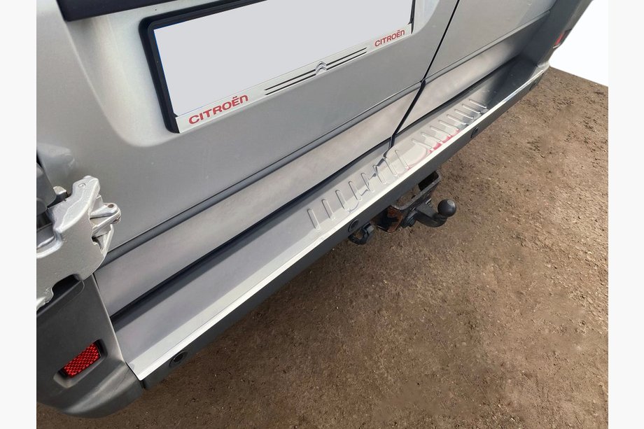Fiat Ducato 2006-2025 Rear bumper protector stainless steel Image