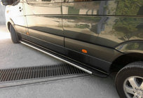 Mercedes Sprinter W907/W910 2018- Side Steps Duru (2 pcs, Aluminum) photo 1