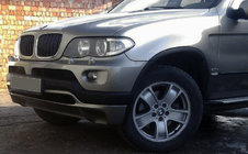 BMW X5 E53 1999–2006 Front bumper lip spoiler (2003-2006, paintable) photo 1