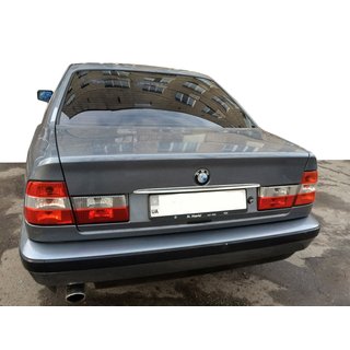 Chrome trim above license plate (stainless steel) BMW 5 Series E34 1988-1995 photo 1