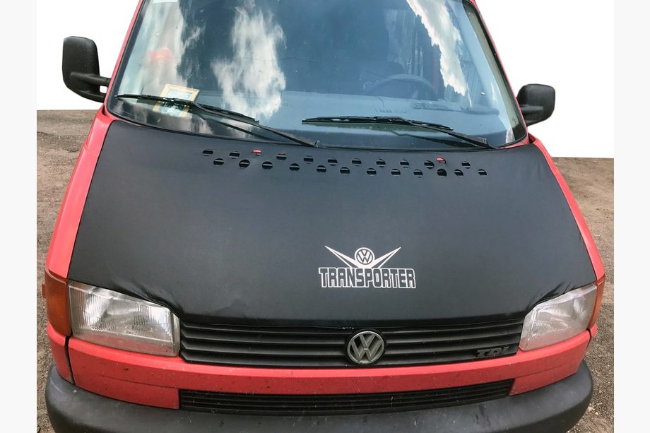 Volkswagen T4 Transporter 1990-2003 SALE! Hood cover for flat hood (leatherette) Image