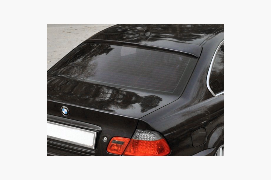 BMW 3 Series E46 1998-2006 Clearance! Spoiler cover (fiberglass, primed for painting) Image