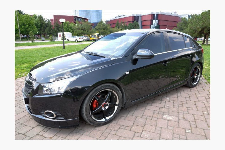 Chevrolet Cruze 2009–2015 Tuning Side Skirts HB (Meliset, primed) Image