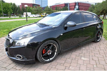 Chevrolet Cruze 2009–2015 Tuning Side Skirts HB (Meliset, primed) photo 1