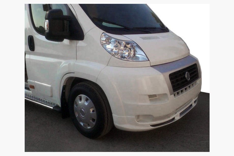 Peugeot Boxer 2006-2025 Front lip 2006-2013 (narrow, primed) Image