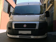 Citroen Jumper 2007-2025 Front lip 2006-2013 (narrow with LED, primed for painting) photo 1