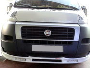 Fiat Ducato 2006-2025 Front lip 2006-2013 (narrow with LED, primed for painting) photo 1