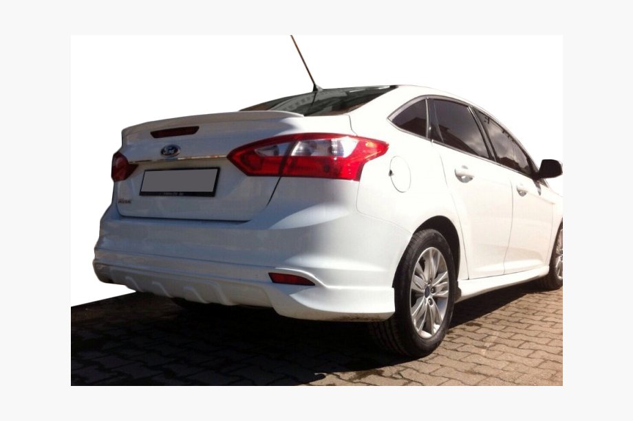 Ford Focus III 2011-2017 Rear Spoiler Sedan 2015-2017 (primed for painting) Image