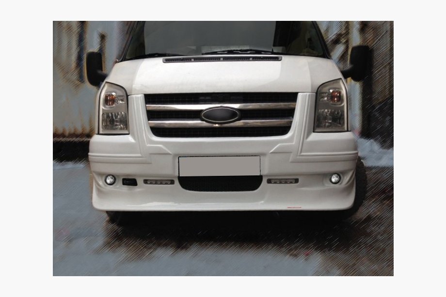 Ford Transit 2000–2014 Front bumper lip (2006-2014, DRL, with grille) Image