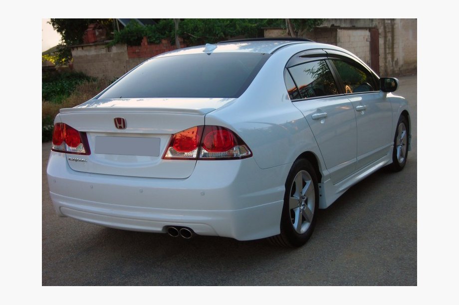 Honda Civic Sedan VIII 2006-2011 Rear bumper cover (primed for painting) Image