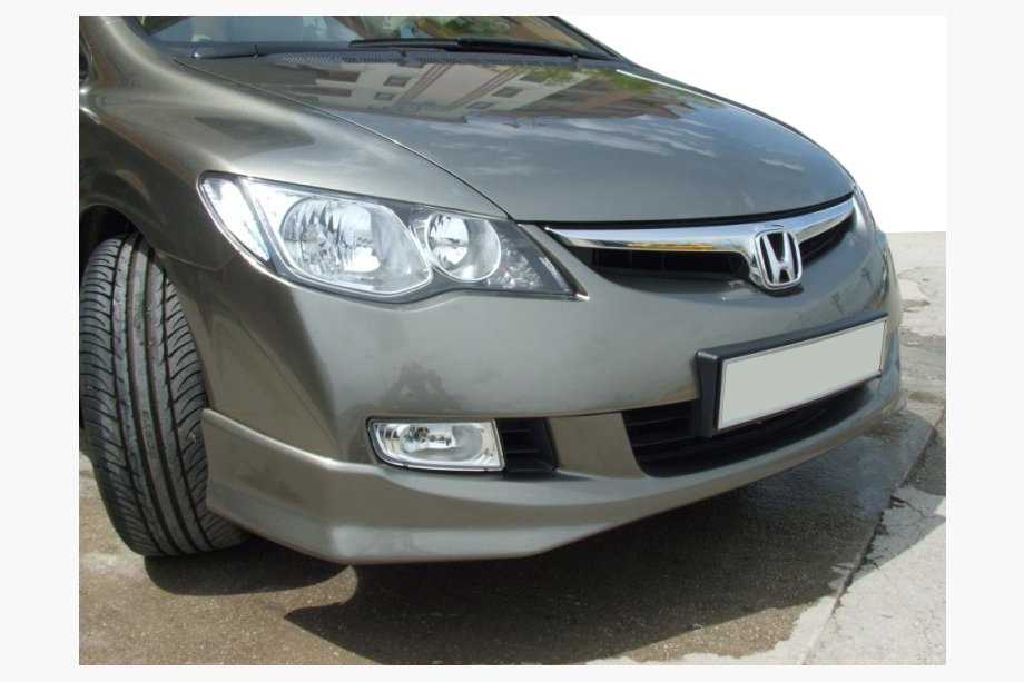 Honda Civic Sedan VIII 2006-2011 Front bumper lip 2006-2009 (primed for painting) Image