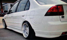 Honda Civic Sedan VII 2001-2006 Side skirts (primed for painting) photo 1