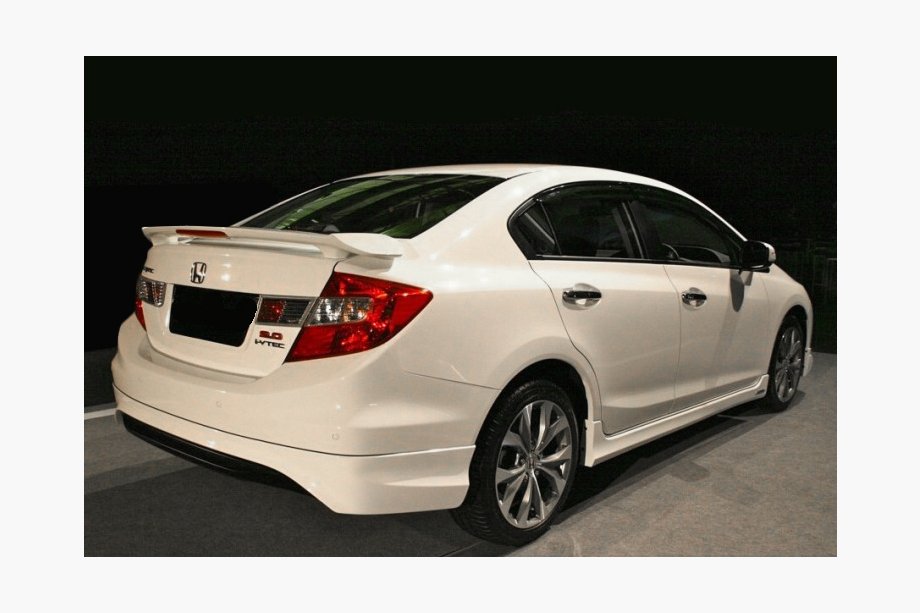 Honda Civic Sedan IX 2011-2016 Isikli Spoiler (primed for painting) Image