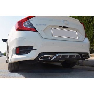 Rear bumper corner pieces (primed for painting) Honda Civic Sedan X 2016-2021 photo 2