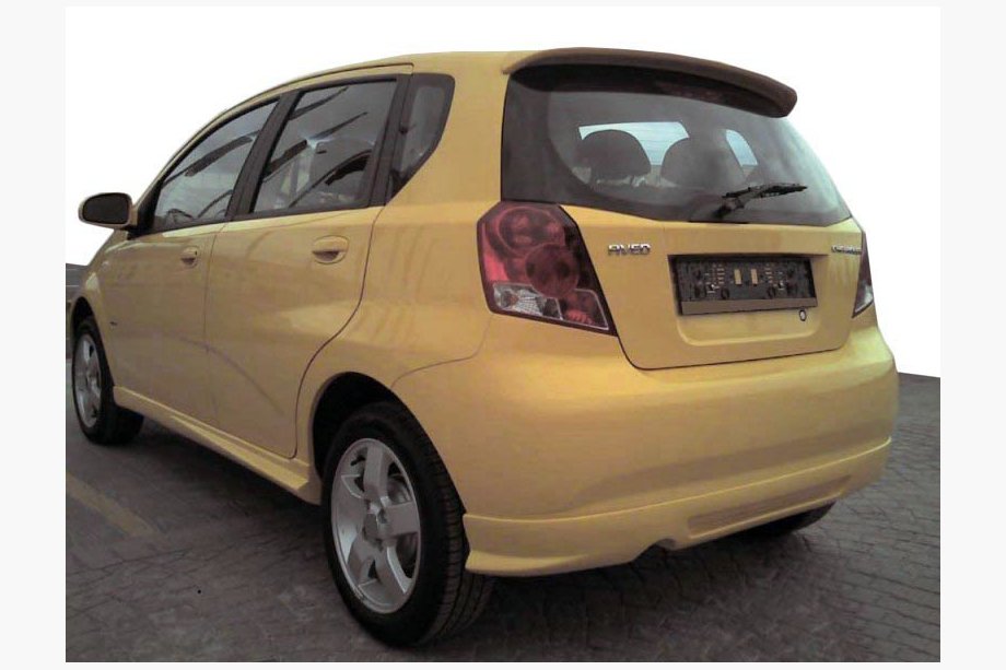 Chevrolet Aveo T200 2002-2008 Spoiler (primed for painting) Image
