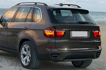 BMW X5 E70 2007-2013 Trunk trim stainless steel photo 1
