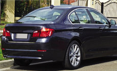 BMW 5 Series F10/F11 2010–2016 Trunk trim (SD) stainless steel OmsaLine - Italian Stainless Steel photo 1