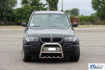BMW X3 E83 2003-2010 Bull Bar (Stainless Steel) 51 mm photo 3