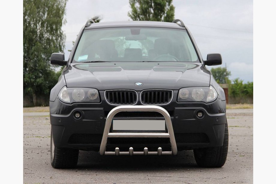 BMW X3 E83 2003-2010 Bull Bar (Stainless Steel) 51 mm Image