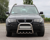 BMW X3 E83 2003-2010 Bull Bar (Stainless Steel) 51 mm photo 1