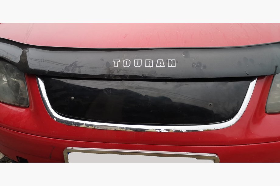 Volkswagen Touran 2003-2010 Winter grille (upper, 2003-2006) Photo 5