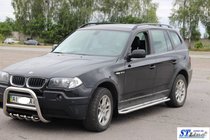 BMW X3 E83 2003-2010 Side Steps KB001 Stainless Steel photo 2